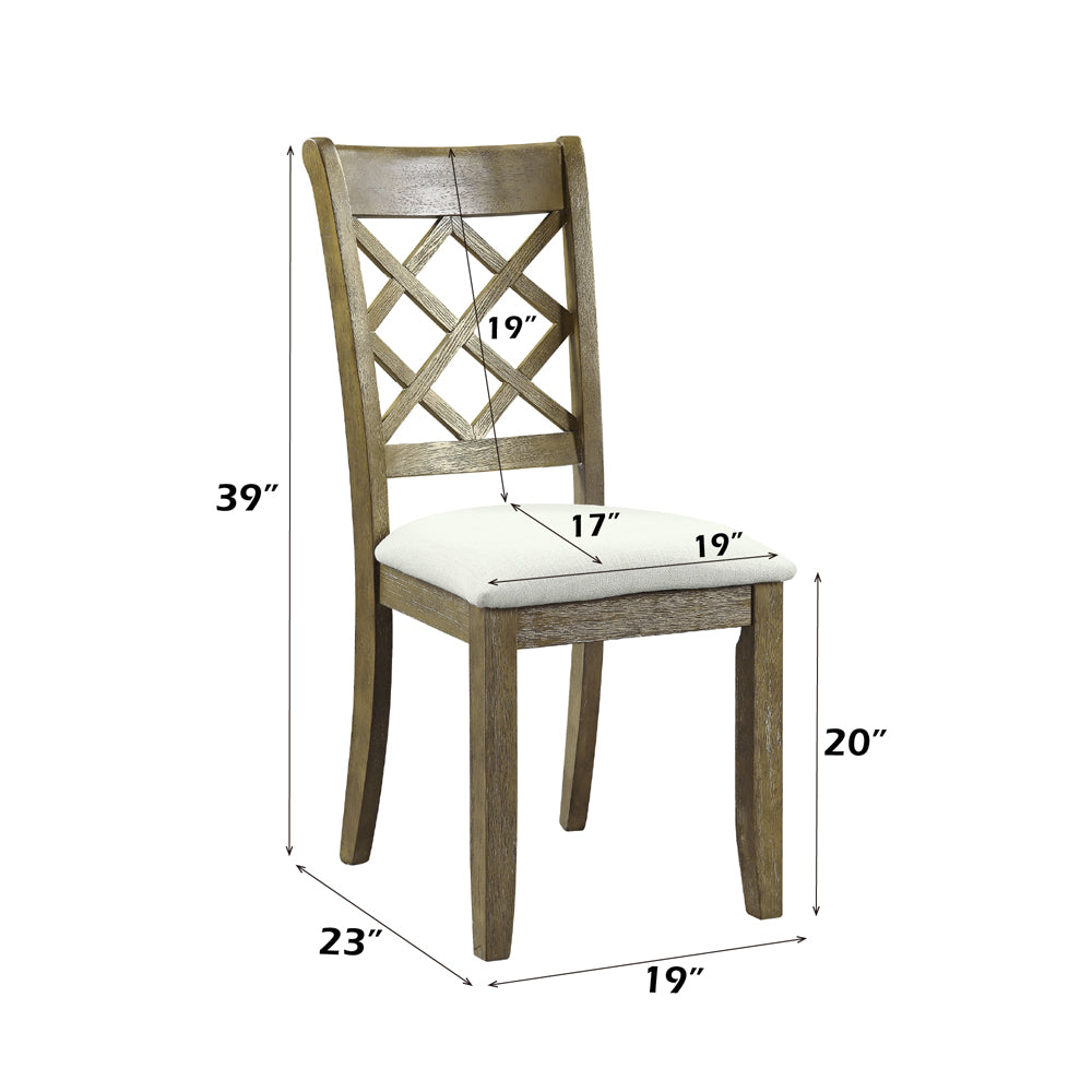 ACME Karsen Side Chair Set of 2 – close-up – Lusso Furniture Miami