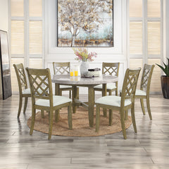 ACME Karsen Side Chair Set of 2 – finish detail – Lusso Furniture Miami