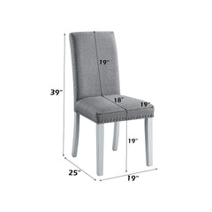 ACME Lanton Side Chair Set of 2 – close-up – Lusso Furniture Miami