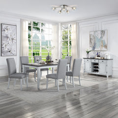 ACME Lanton Side Chair Set of 2 – top view – Lusso Furniture Miami
