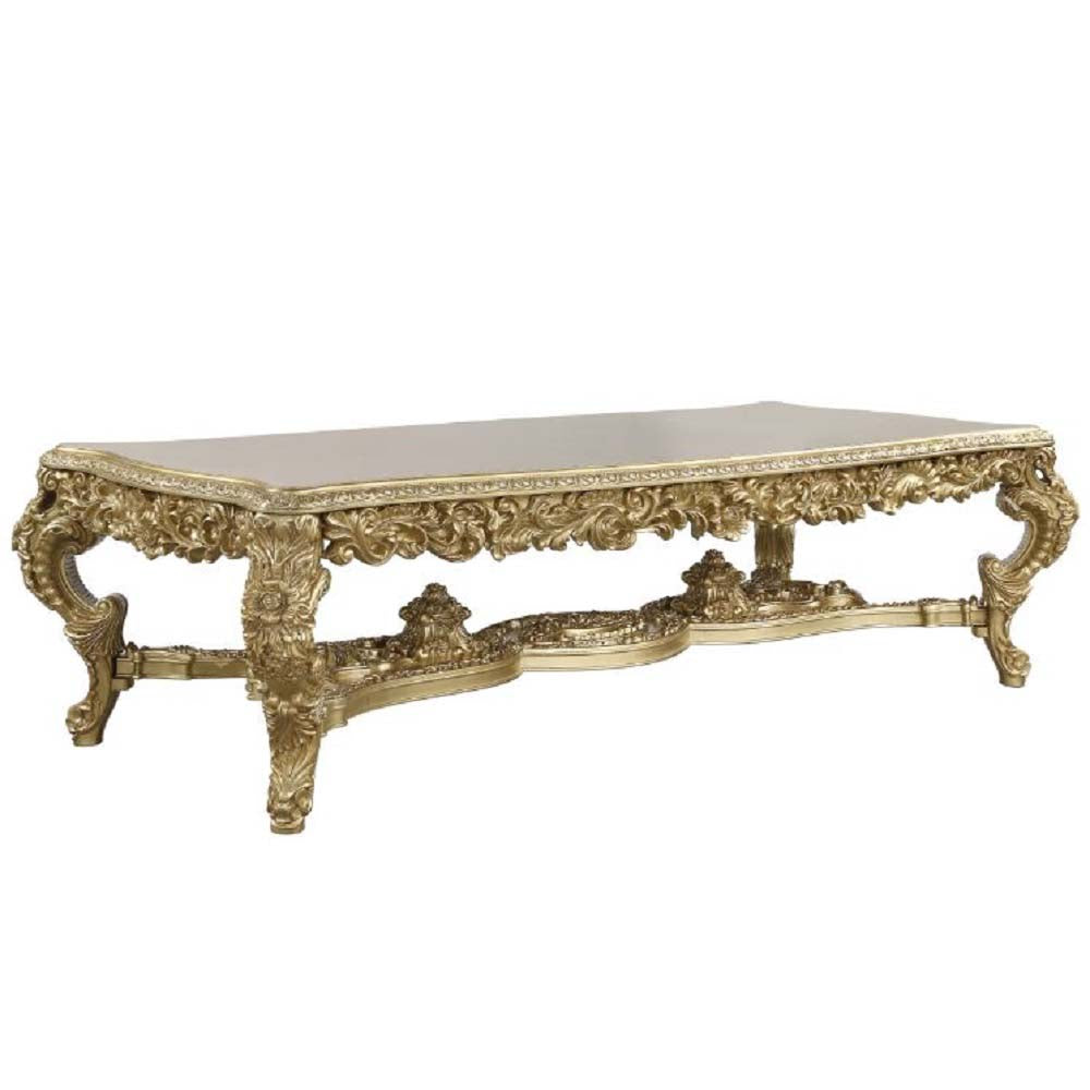 ACME Bernadette Dining Table – top view – Lusso Furniture Miami