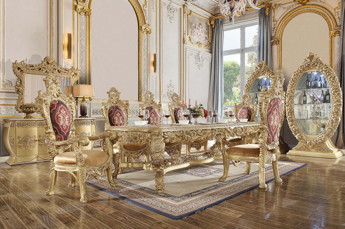 ACME Bernadette Dining Table – room setting – Lusso Furniture Miami