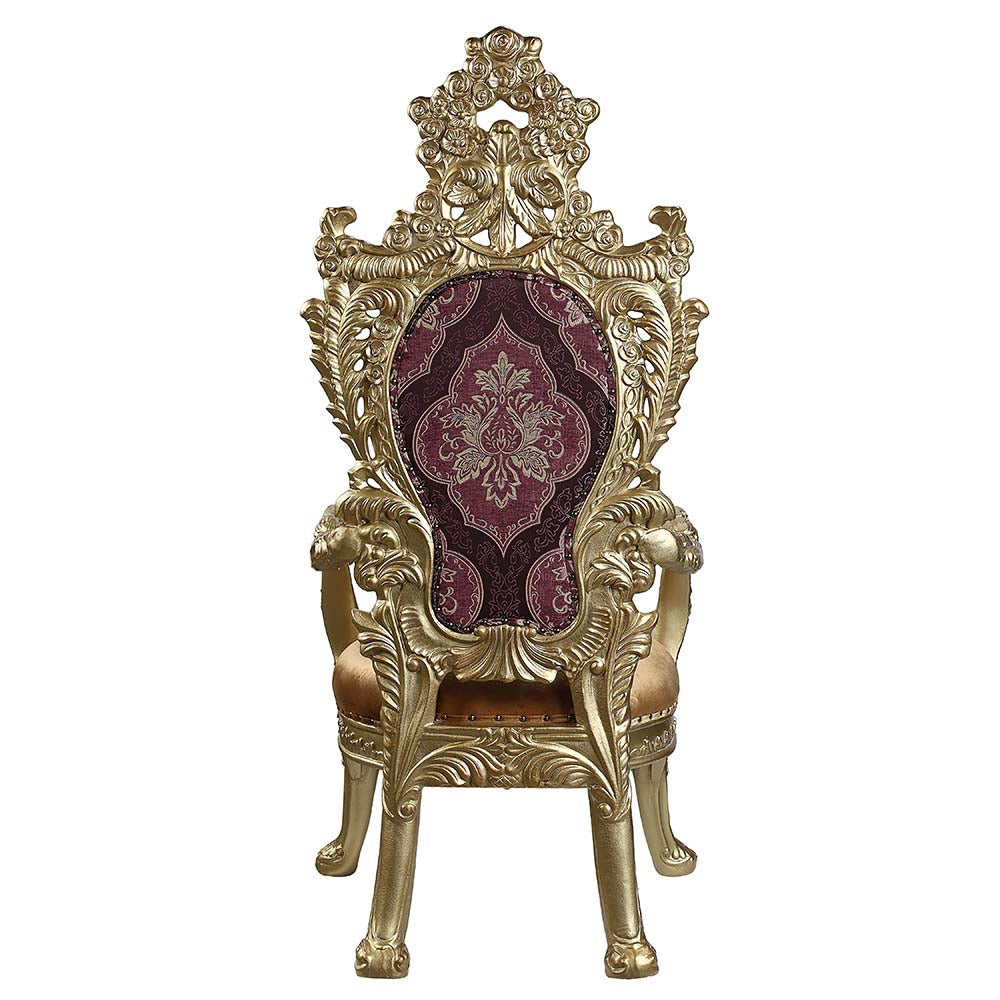 ACME Bernadette Arm Chair Set of 2 – back view – Lusso Furniture Miami
