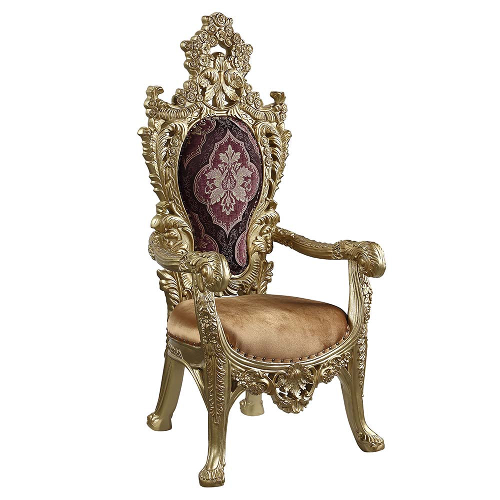 ACME Bernadette Arm Chair Set of 2 – front view – Lusso Furniture Miami