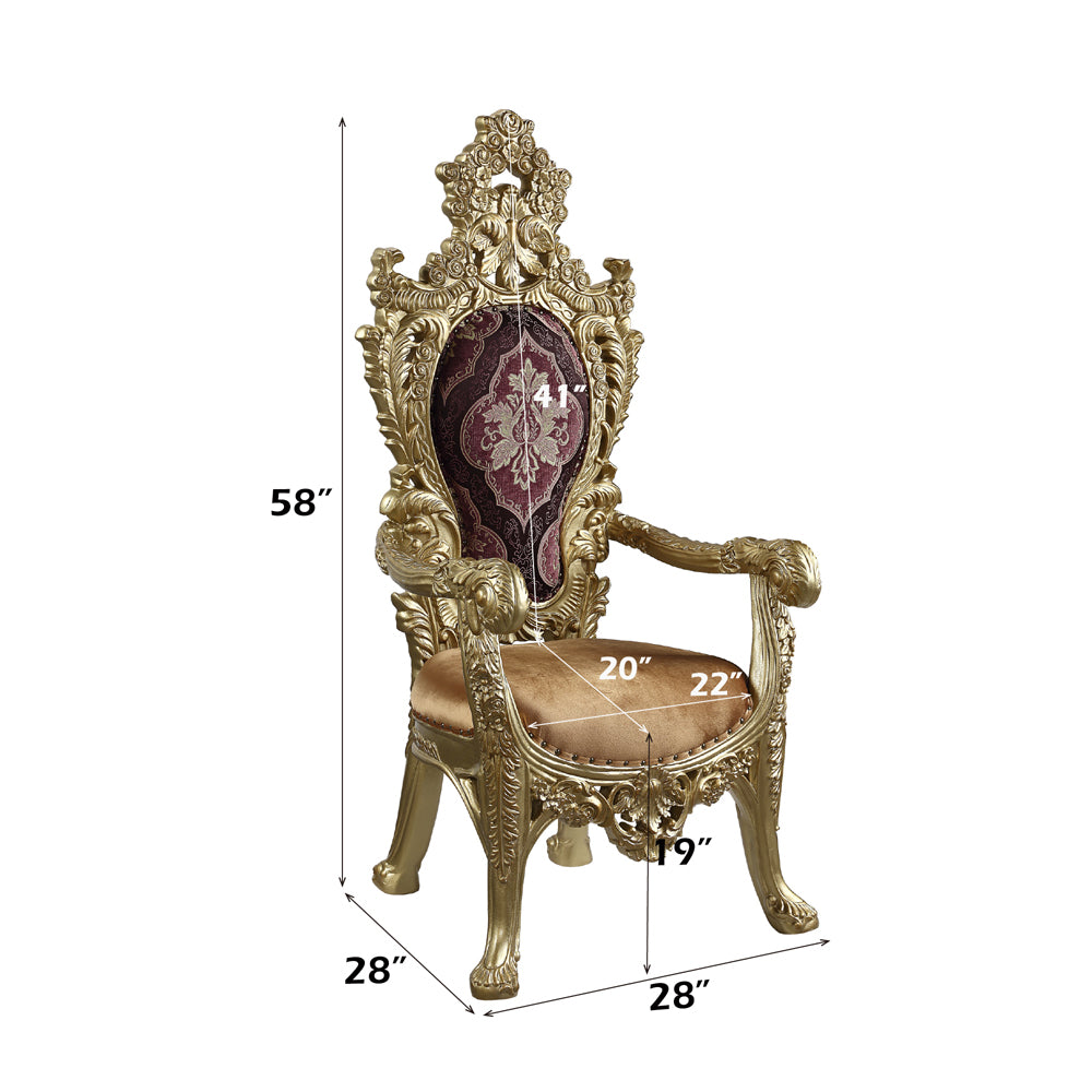 ACME Bernadette Arm Chair Set of 2 – view 24 – Lusso Furniture Miami
