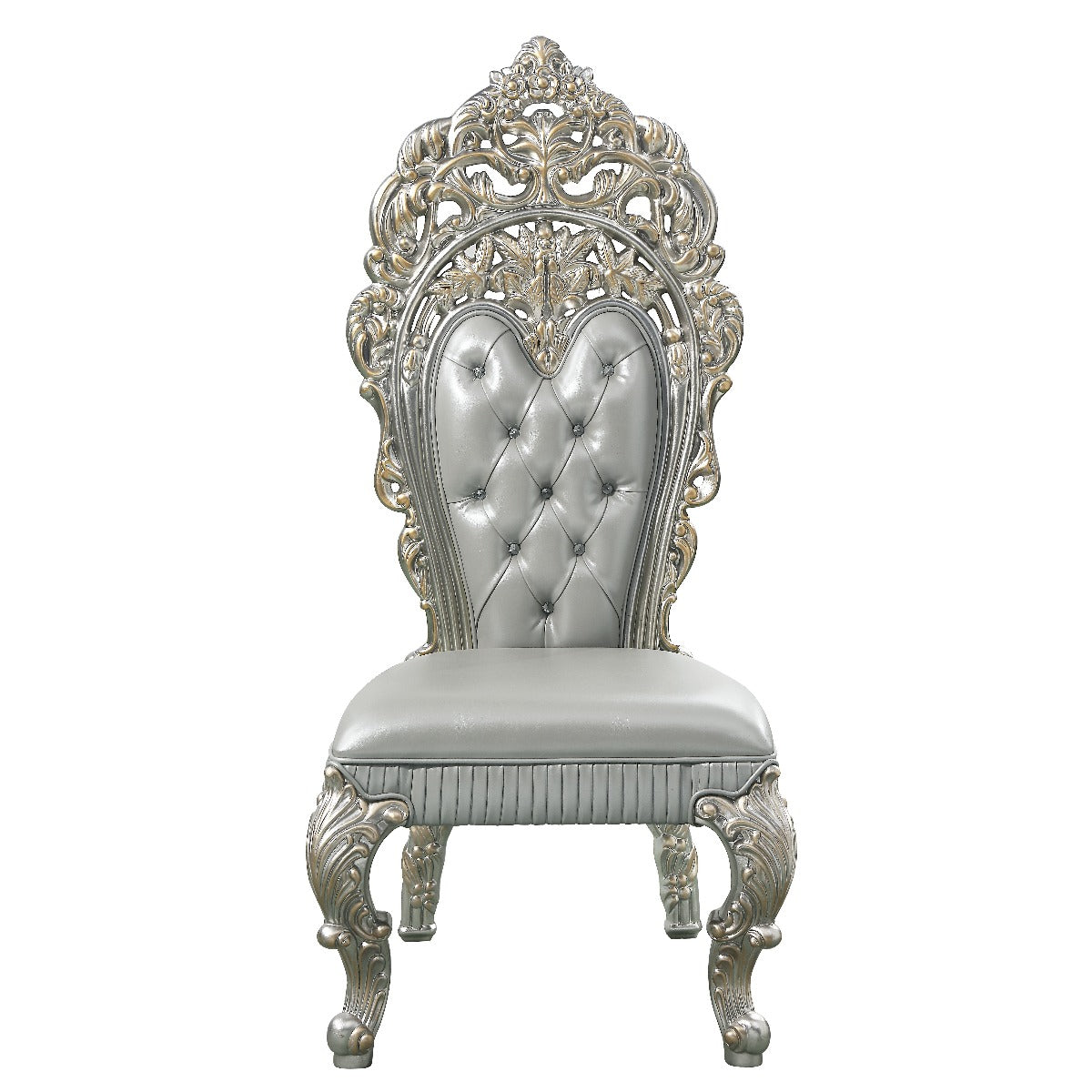 ACME Sandoval Side Chair Set of 2 – side view – Lusso Furniture Miami