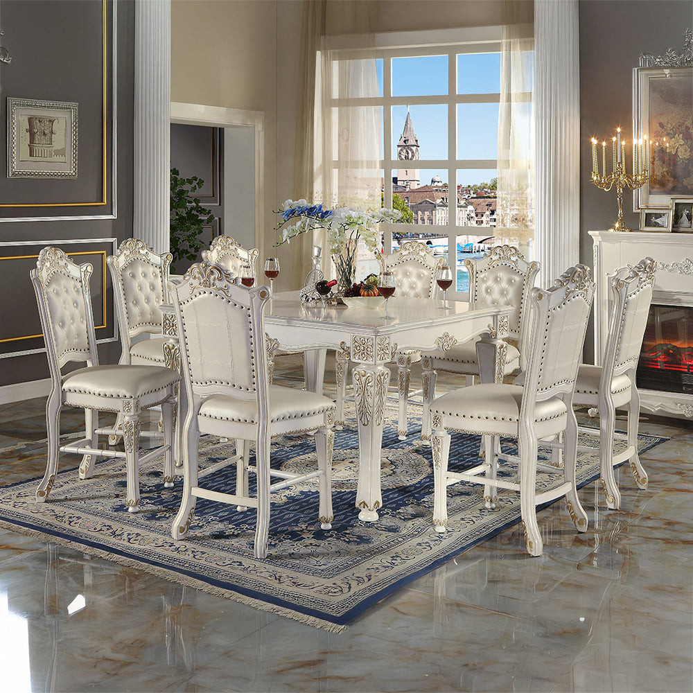 ACME Vendome Counter Height Table – back view – Lusso Furniture Miami