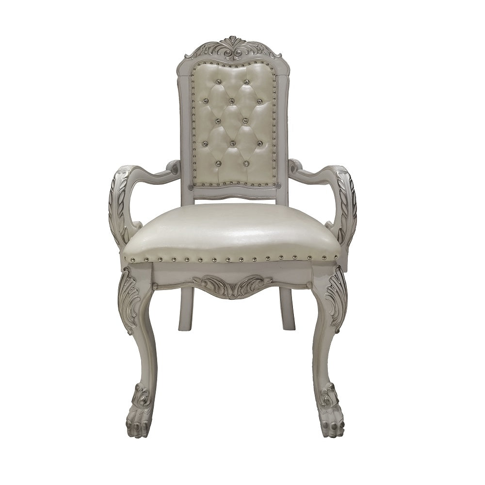 ACME Dresden Arm Chair Set of 2 – view 11 – Lusso Furniture Miami