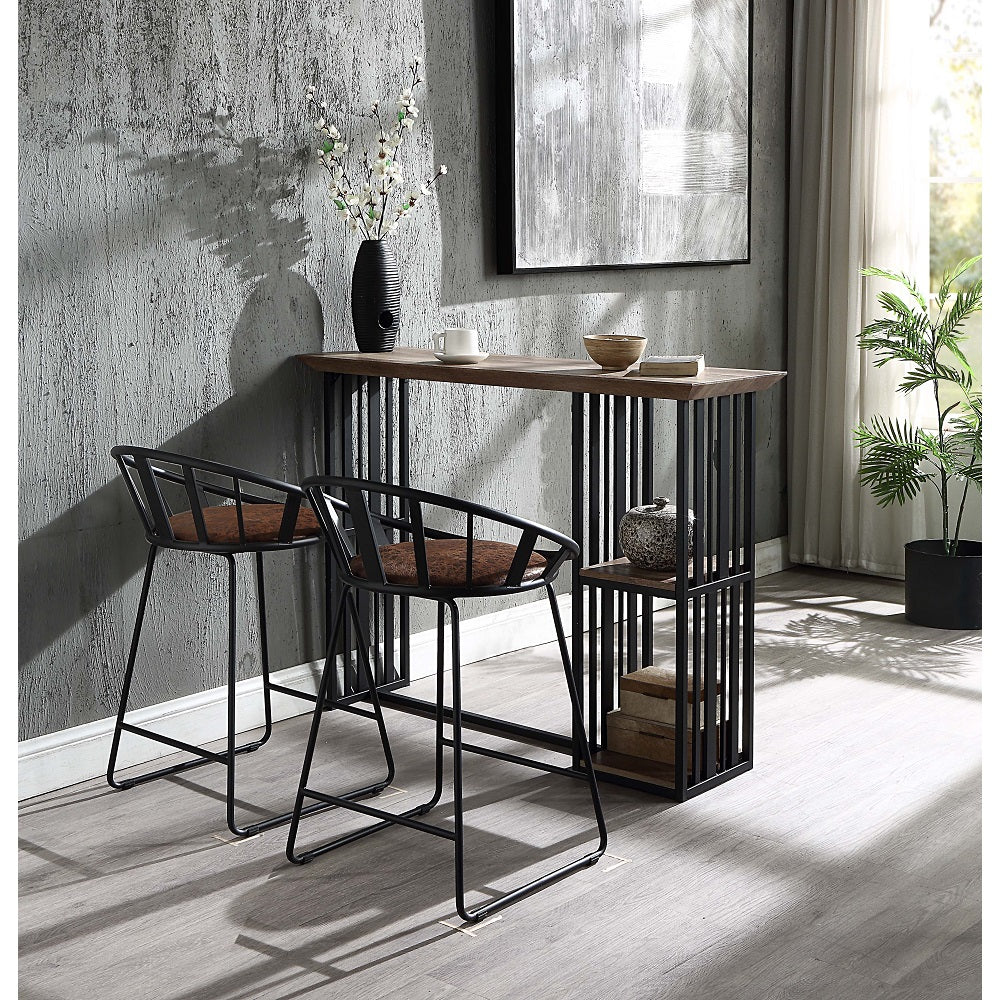 ACME Zudora Counter Height Table – angle view – Lusso Furniture Miami
