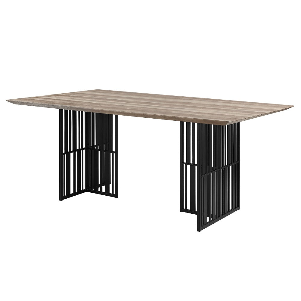 ACME Zudora Dining Table – front view – Lusso Furniture Miami
