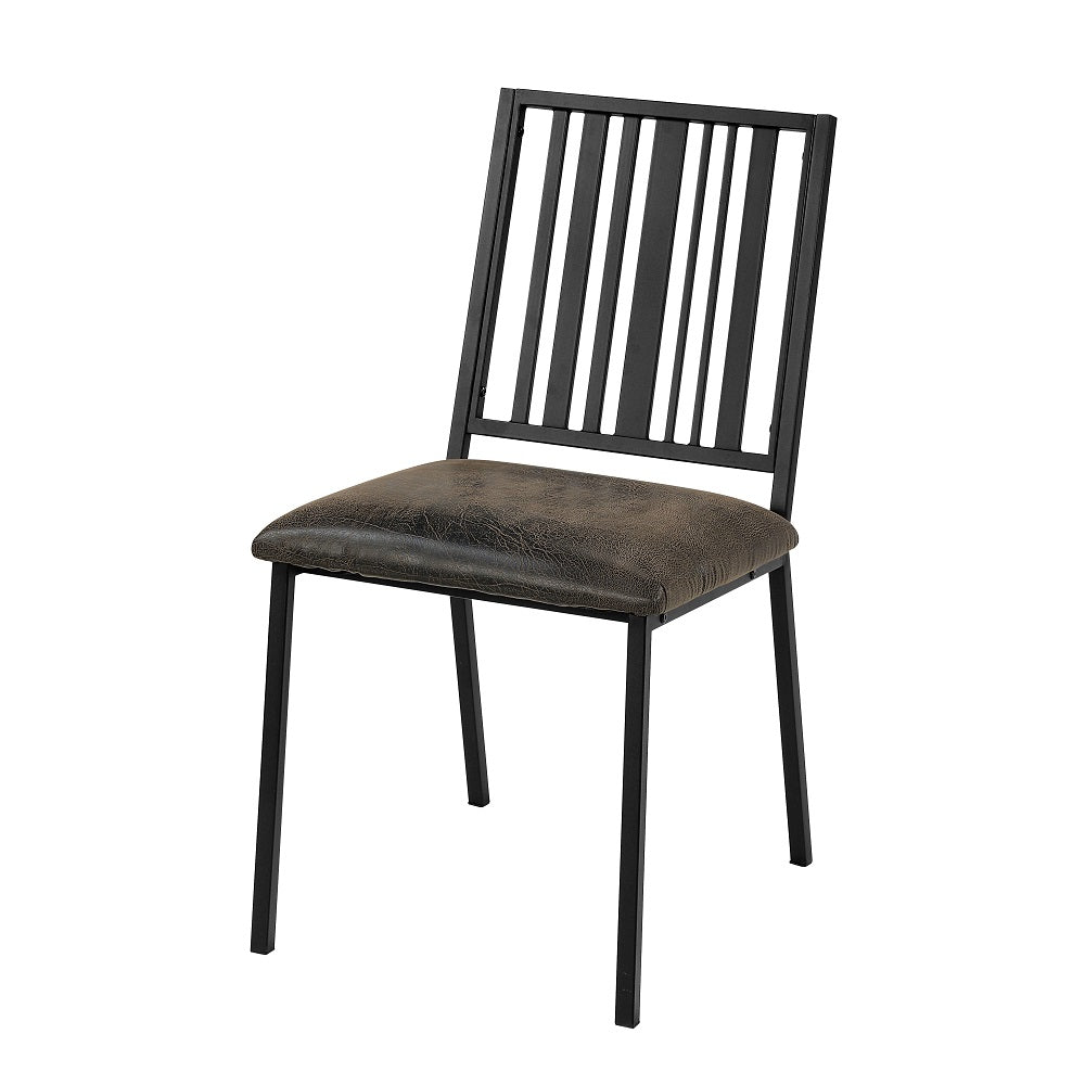 ACME Zudora Side Chair Set of 2 – front view – Lusso Furniture Miami