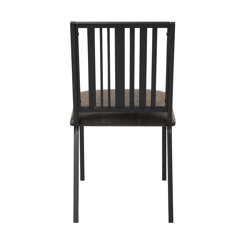 ACME Zudora Side Chair Set of 2 – side view – Lusso Furniture Miami