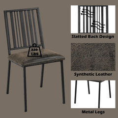 ACME Zudora Side Chair Set of 2 – close-up – Lusso Furniture Miami