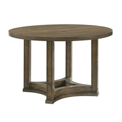 ACME Parfield Round Dining Table – front view – Lusso Furniture Miami