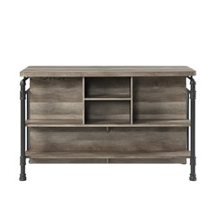 ACME Edina Counter Height Table – side view – Lusso Furniture Miami