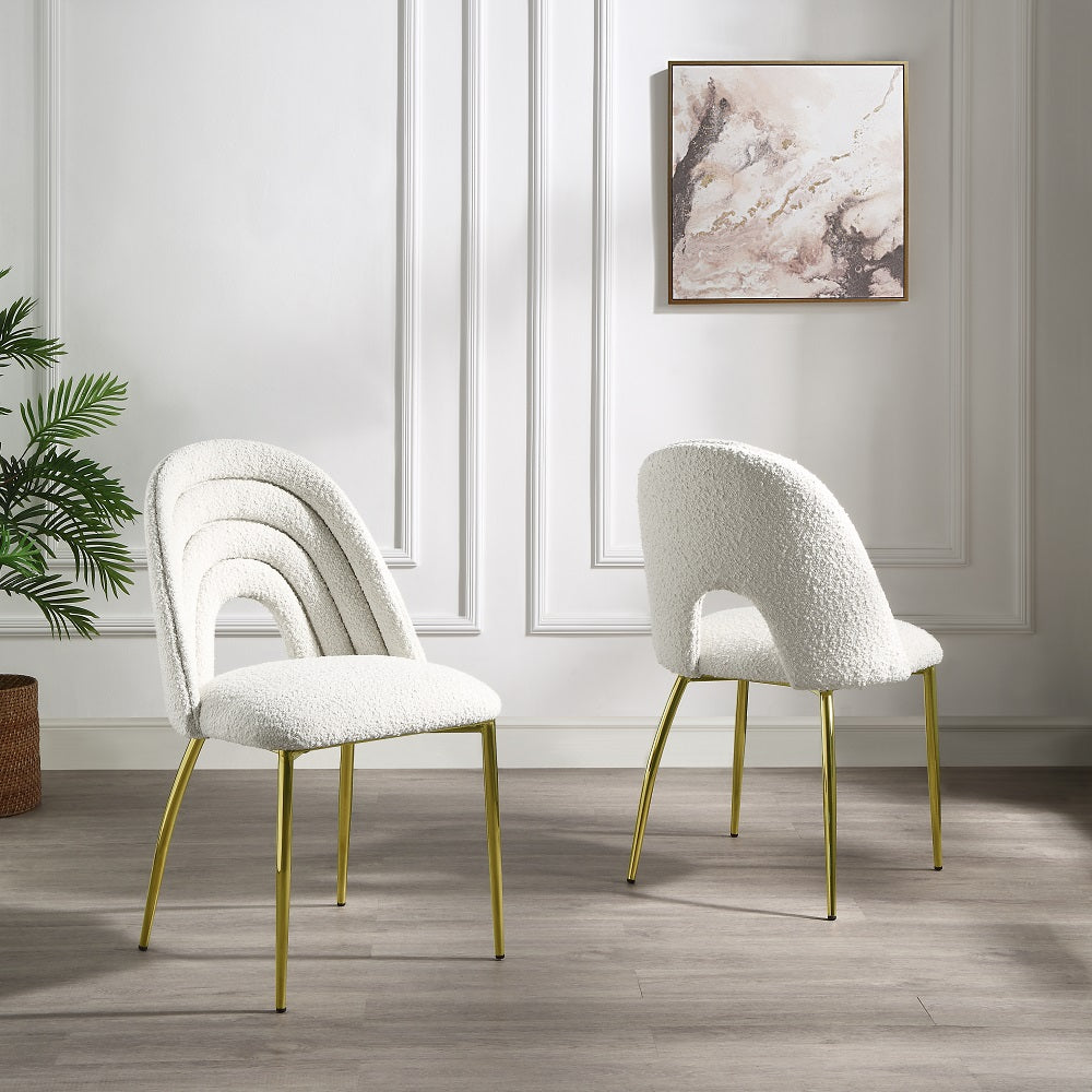 ACME Fadri Side Chair Set of 2 – front view – Lusso Furniture Miami