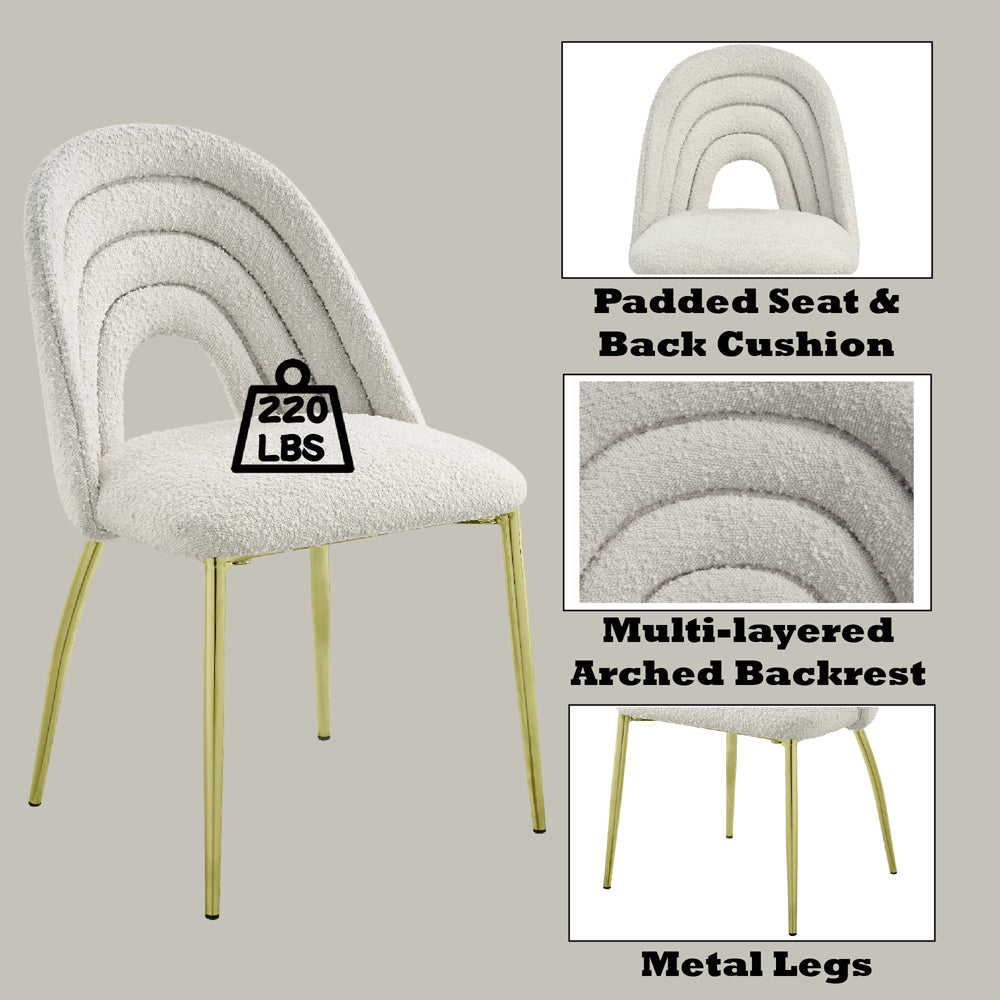 ACME Fadri Side Chair Set of 2 – finish detail – Lusso Furniture Miami