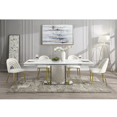 ACME Fadri Side Chair Set of 2 – close-up – Lusso Furniture Miami