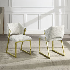 ACME Galdesa Side Chair Set of 2 – top view – Lusso Furniture Miami
