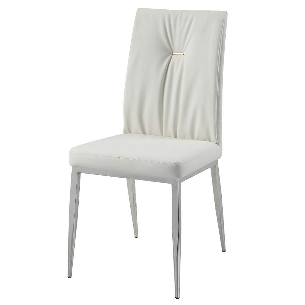 ACME Kamaile Side Chair Set of 2 – side view – Lusso Furniture Miami