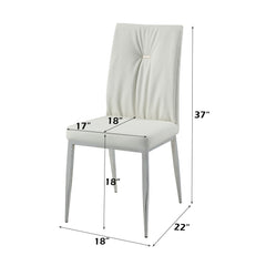 ACME Kamaile Side Chair Set of 2 – alternate view – Lusso Furniture Miami