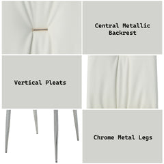 ACME Kamaile Side Chair Set of 2 – finish detail – Lusso Furniture Miami