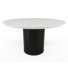 ACME Jaramillo Round Dining Table – front view – Lusso Furniture Miami