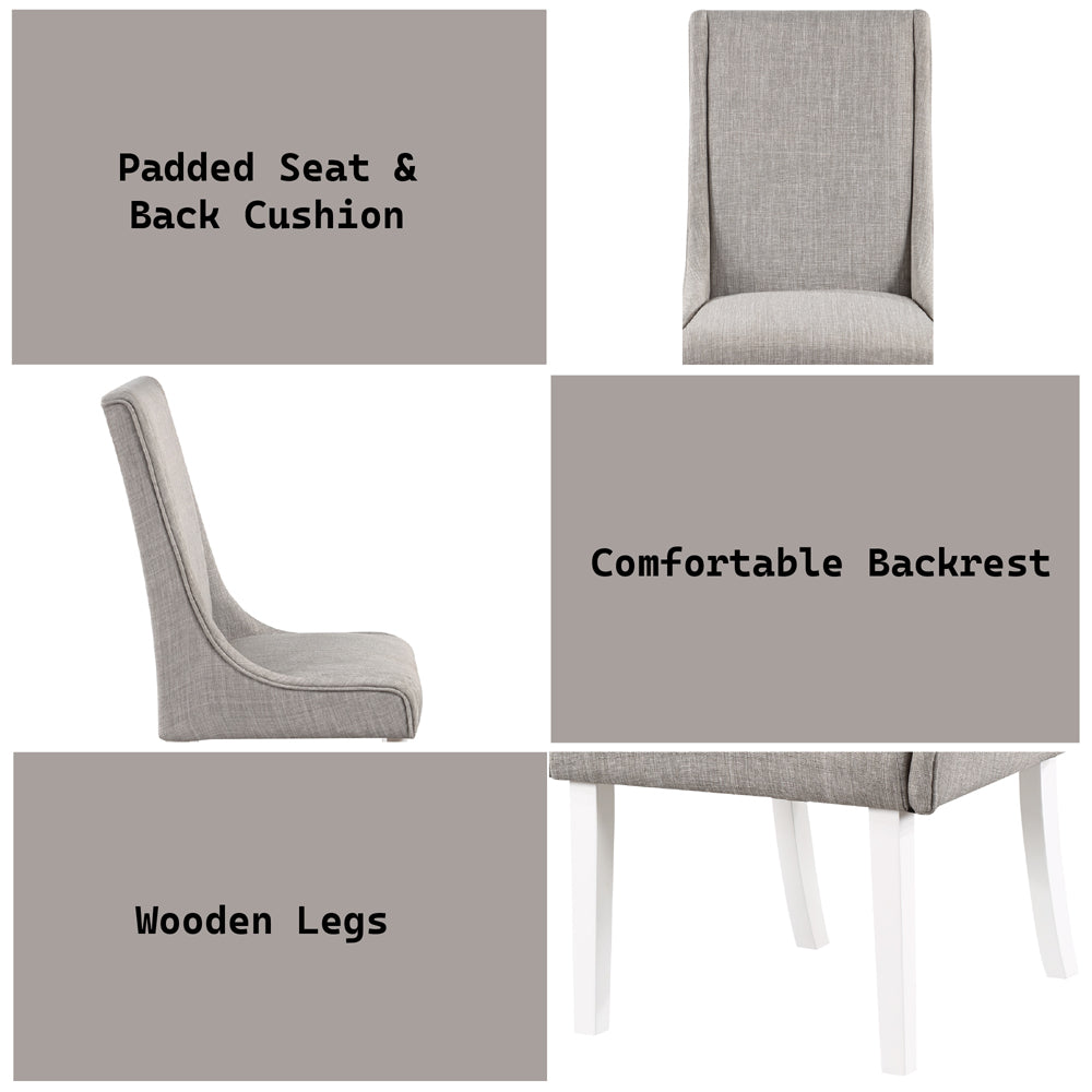 ACME Hollyn Side Chair Set of 2 – alternate view – Lusso Furniture Miami