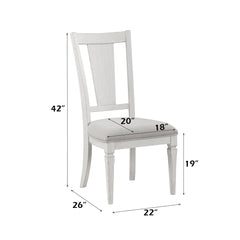 ACME Katia Side Chair Set of 2 – back view – Lusso Furniture Miami