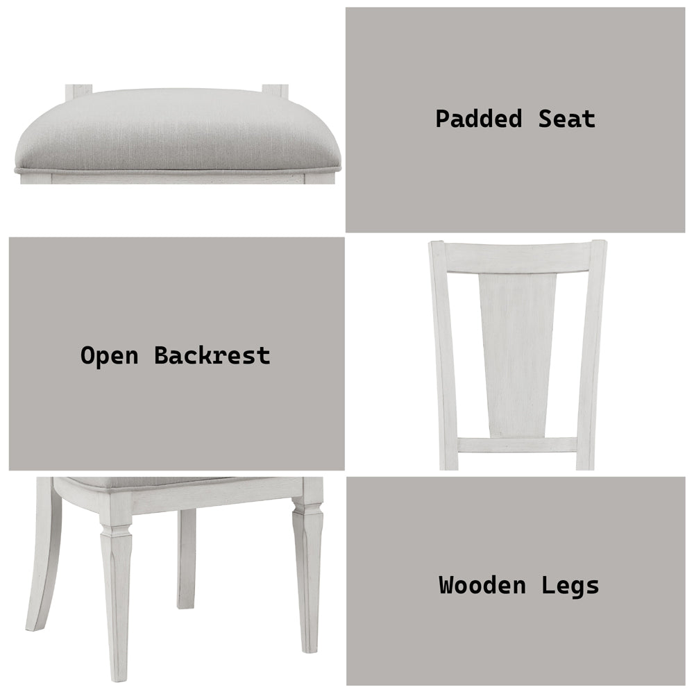 ACME Katia Side Chair Set of 2 – top view – Lusso Furniture Miami
