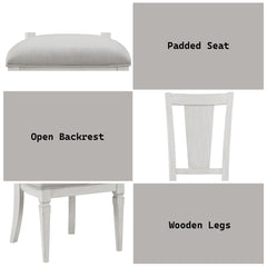 ACME Katia Side Chair Set of 2 – top view – Lusso Furniture Miami