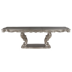 ACME Ariadne Pedestal Dining Table – side view – Lusso Furniture Miami