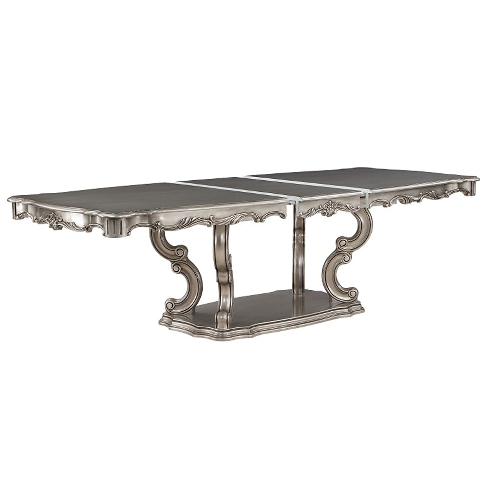 ACME Ariadne Pedestal Dining Table – detail – Lusso Furniture Miami