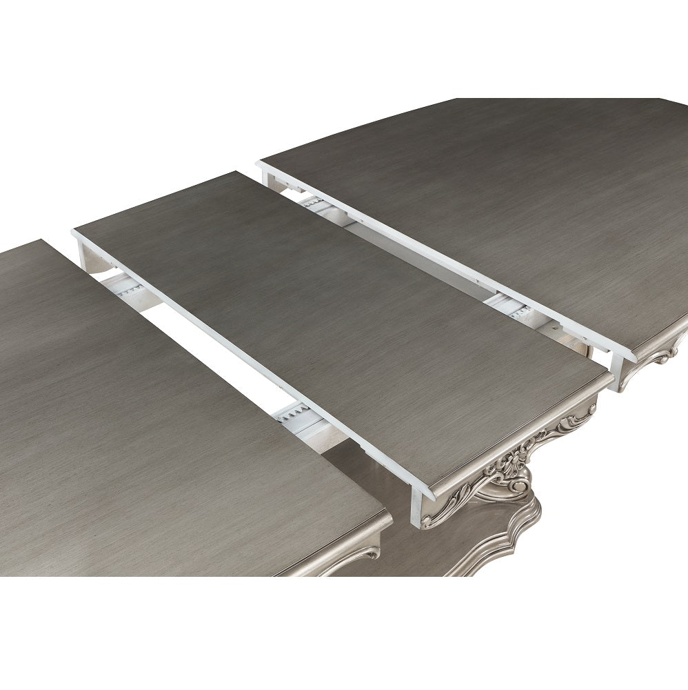 ACME Ariadne Pedestal Dining Table – room setting – Lusso Furniture Miami