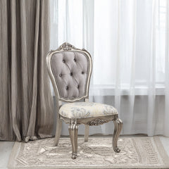 ACME Ariadne Side Chair Set of 2 – front view – Lusso Furniture Miami