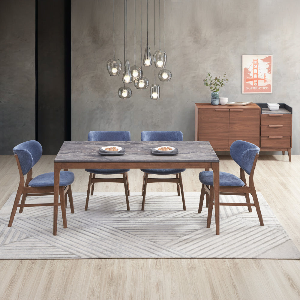ACME Bevis Side Chair Set of 2 – top view – Lusso Furniture Miami