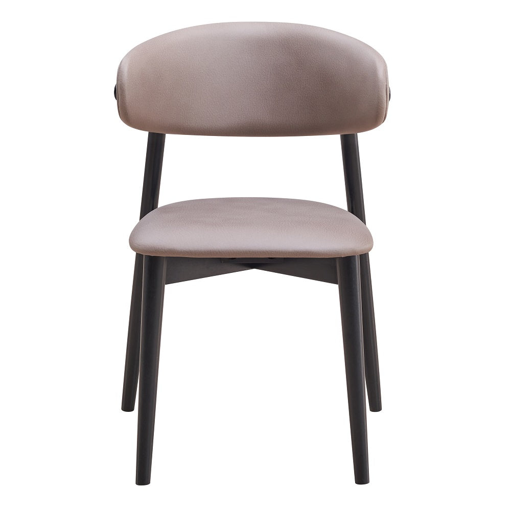 ACME Lanae Side Chair Set of 2 – side view – Lusso Furniture Miami