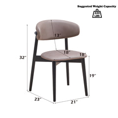 ACME Lanae Side Chair Set of 2 – back view – Lusso Furniture Miami