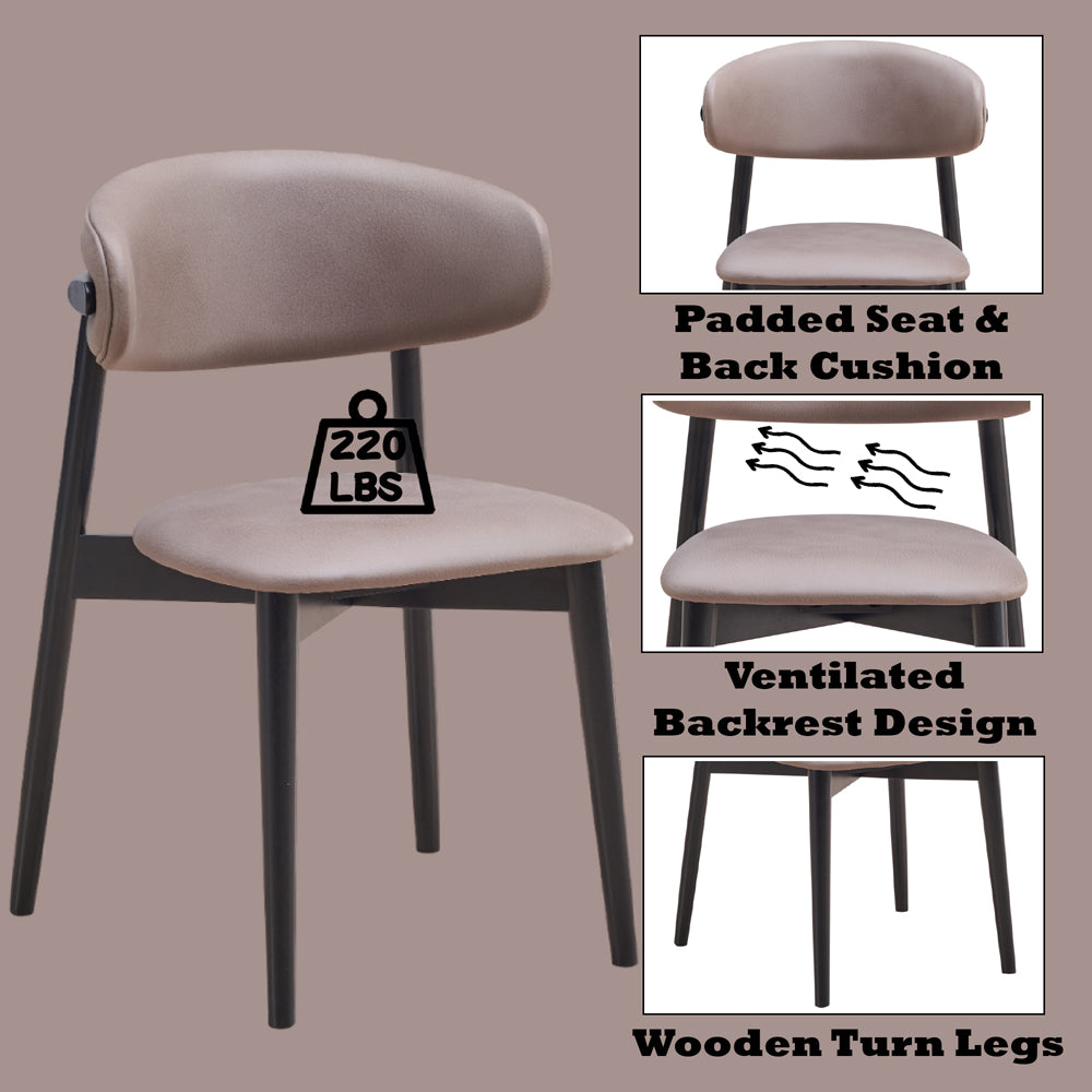 ACME Lanae Side Chair Set of 2 – top view – Lusso Furniture Miami