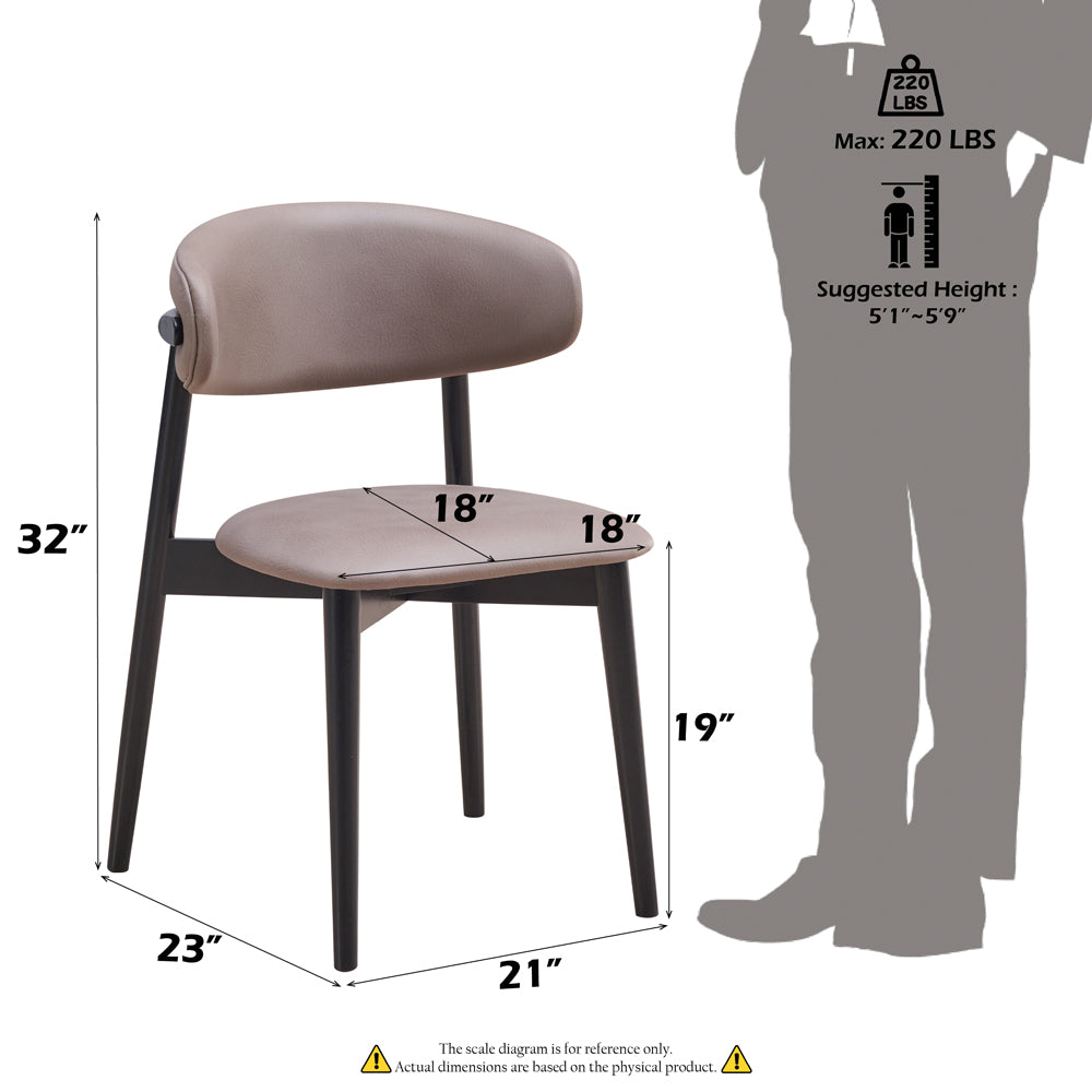 ACME Lanae Side Chair Set of 2 – alternate view – Lusso Furniture Miami