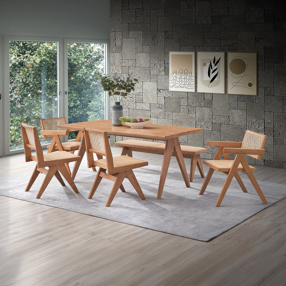 ACME Velentina Dining Table – top view – Lusso Furniture Miami