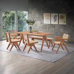 ACME Velentina Dining Table – top view – Lusso Furniture Miami