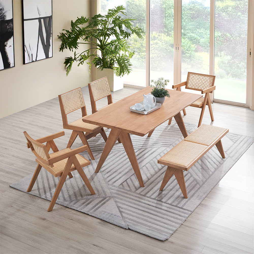 ACME Velentina Dining Table – close-up – Lusso Furniture Miami