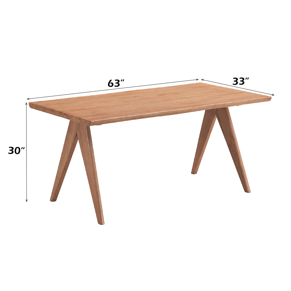 ACME Velentina Dining Table – finish detail – Lusso Furniture Miami
