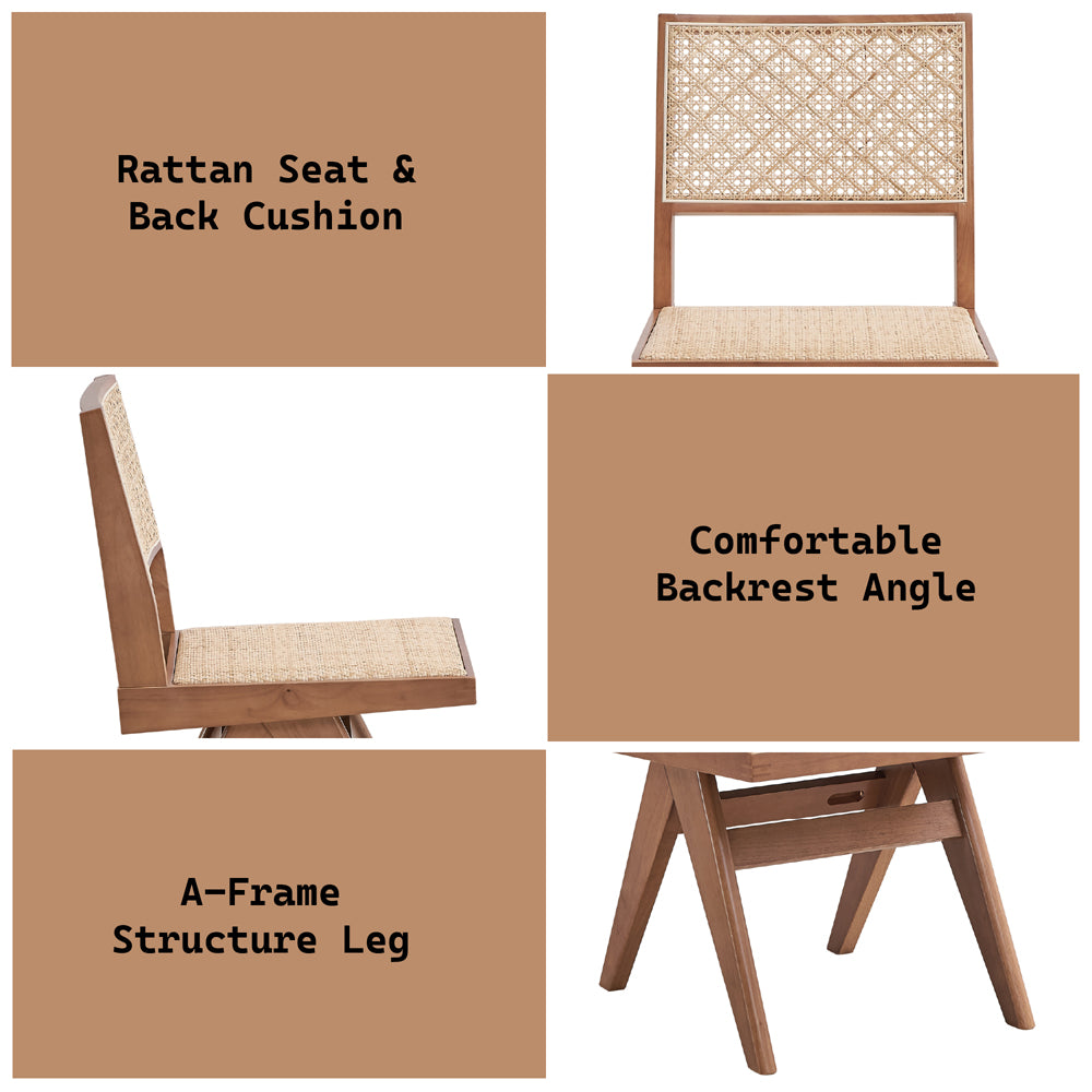 ACME Velentina Side Chair Set of 2 – alternate view – Lusso Furniture Miami