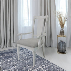 ACME Katia Arm Chair Set of 2 – front view – Lusso Furniture Miami