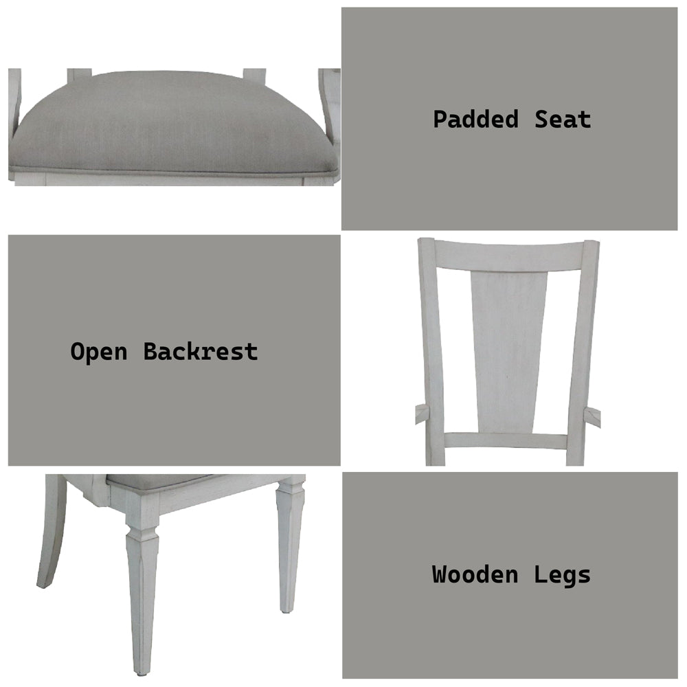 ACME Katia Arm Chair Set of 2 – top view – Lusso Furniture Miami