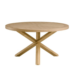 ACME Kasem Round Dining Table – angle view – Lusso Furniture Miami