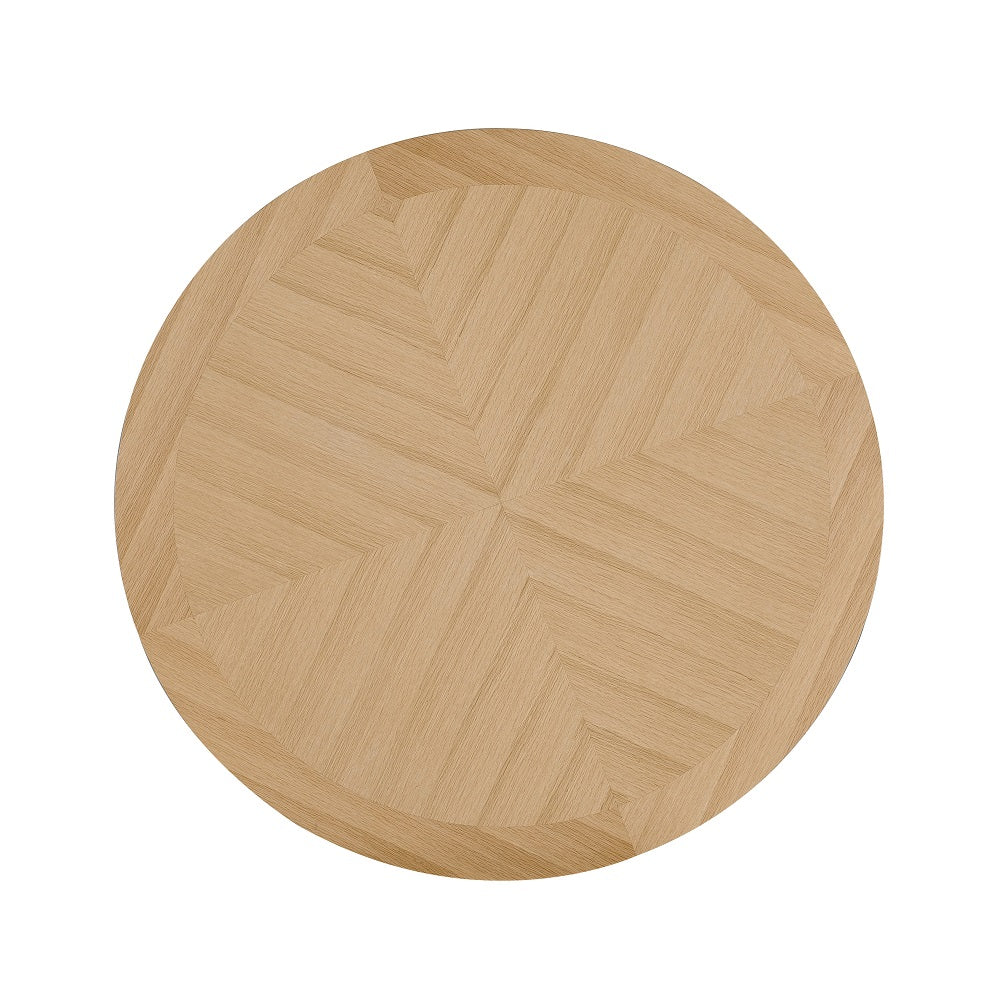 ACME Kasem Round Dining Table – side view – Lusso Furniture Miami