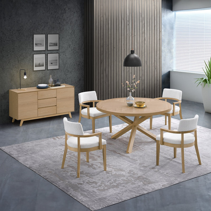 ACME Kasem Round Dining Table-zoom-